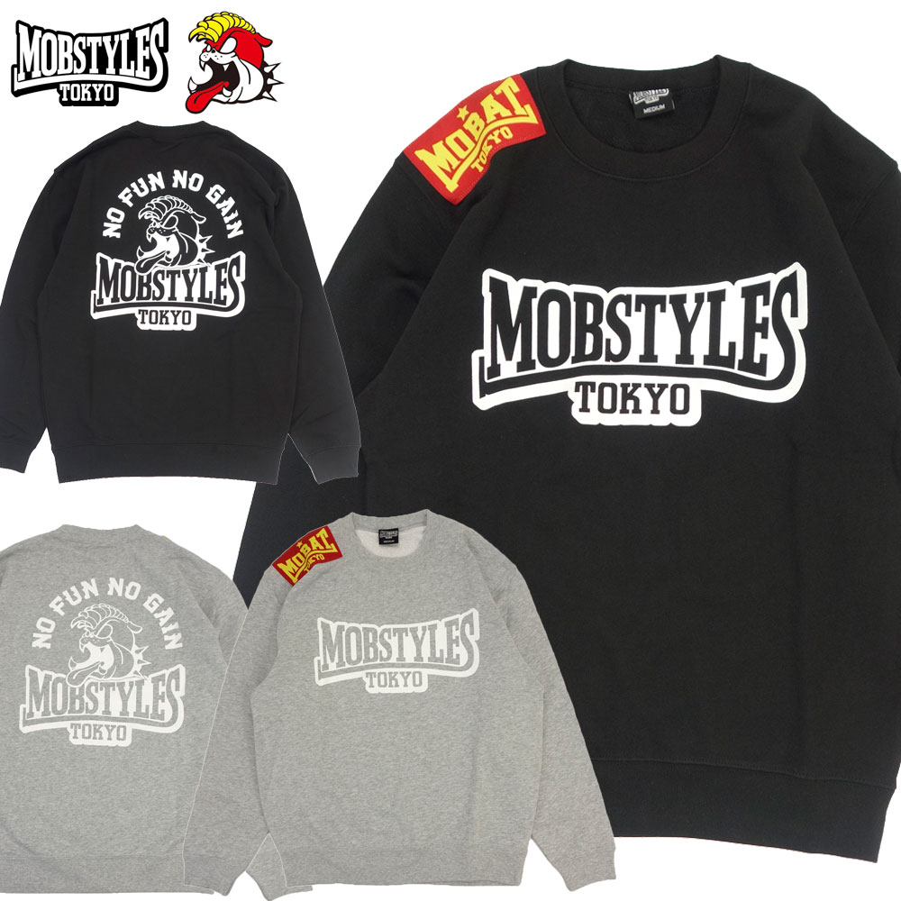 MOBSTYLES クルーネックビッグシルエット スウェット